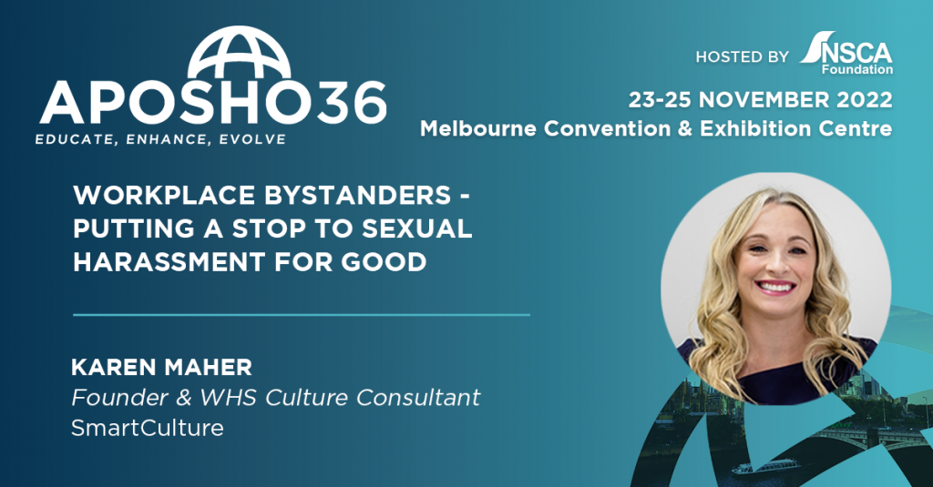 What an honour to speak at #APOSHO36 at the Melbourne Convention & Exhibition Centre alongside so many incredible thought leaders in Workplace Health & Safety.